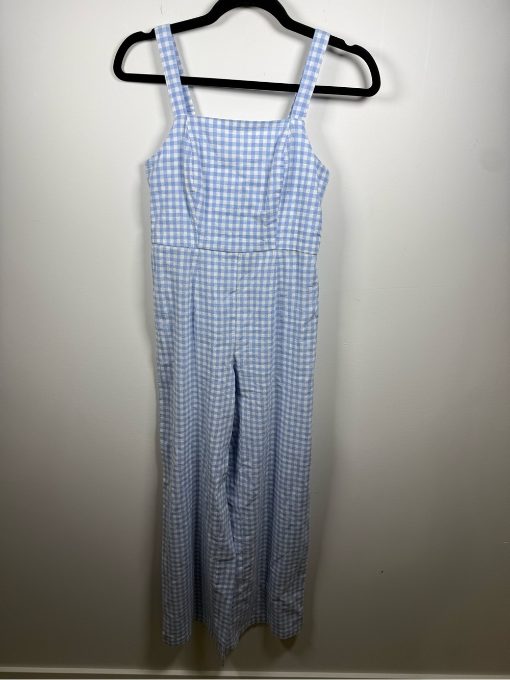 JAPNA | 100% Cotton Gingham Jumpsuit Size XS